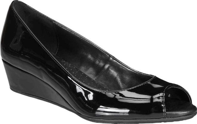 Women's Candra Peep Toe Wedge Dress Pumps