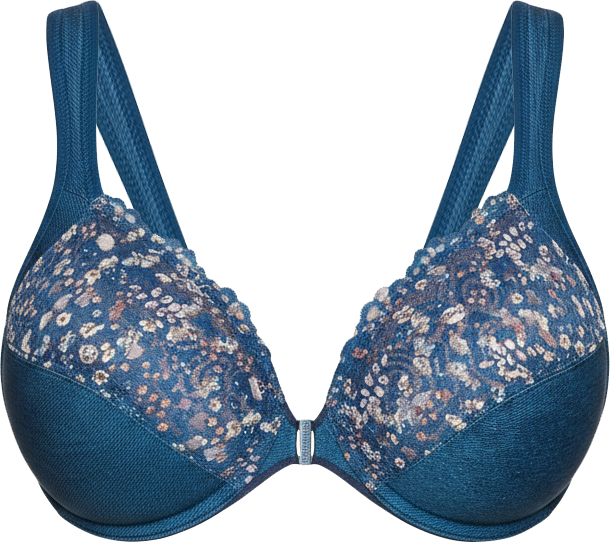 Women's Full Figure Plus Size Wonderwire Front Close Bra 1245