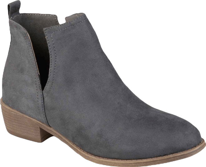 Women's Rimi Notched Ankle Stacked Heel Booties