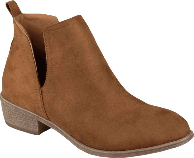 Women's Rimi Notched Ankle Stacked Heel Booties