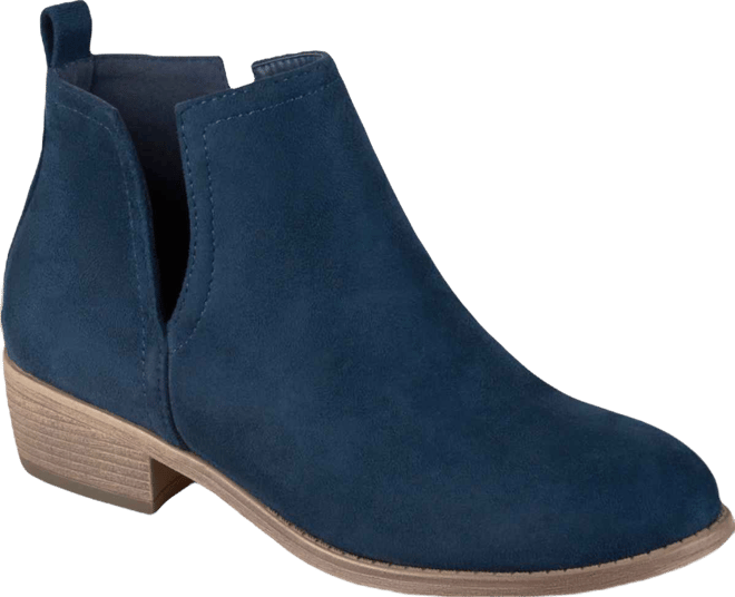 Women's Rimi Notched Ankle Stacked Heel Booties