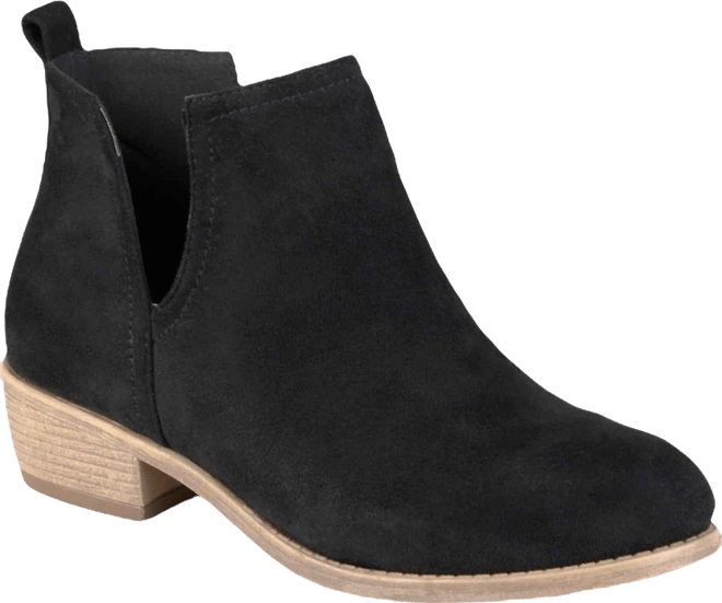 Women's Rimi Notched Ankle Stacked Heel Booties