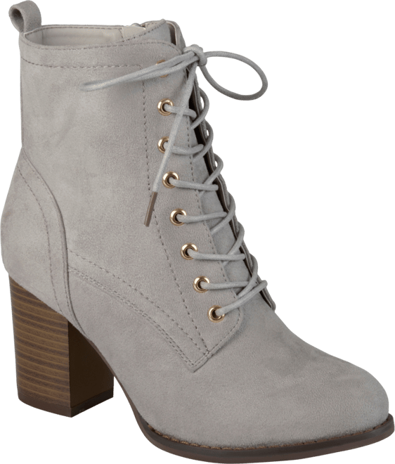Women's Baylor Lace Up Stacked Heel Booties