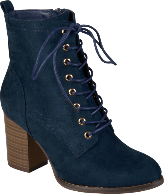 Women's Baylor Lace Up Stacked Heel Booties