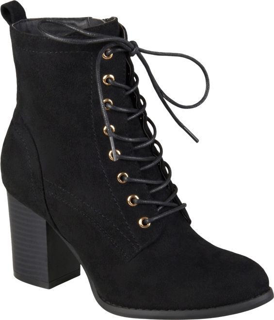 Women's Baylor Lace Up Stacked Heel Booties