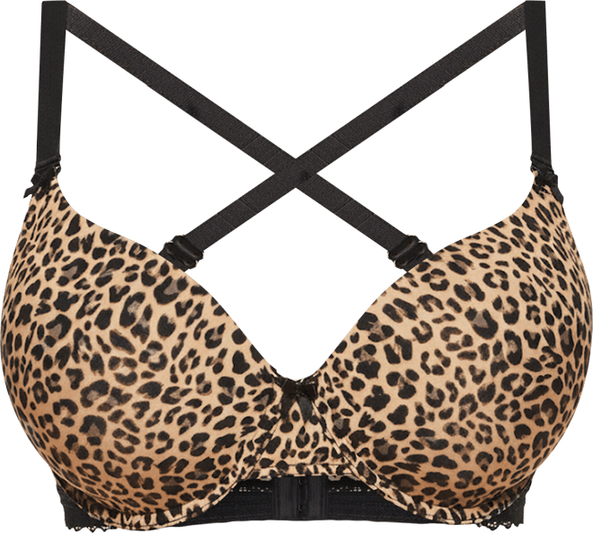 Gorgeous Women's T-shirt Bra with Lace Trim