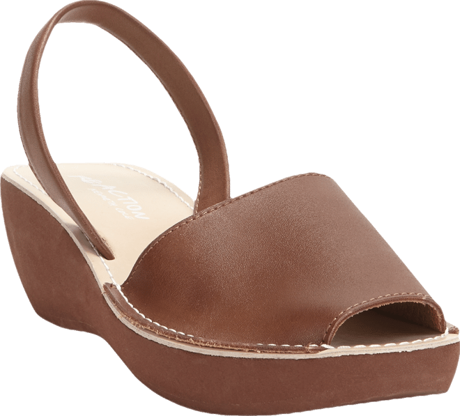 Women's Fine Glass Wedge Sandals