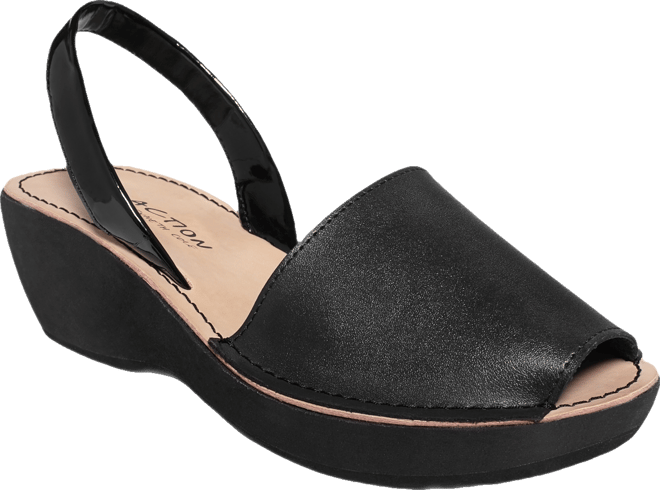 Women's Fine Glass Wedge Sandals