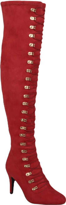 Women's Trill Lace Up Over The Knee Dress Boots