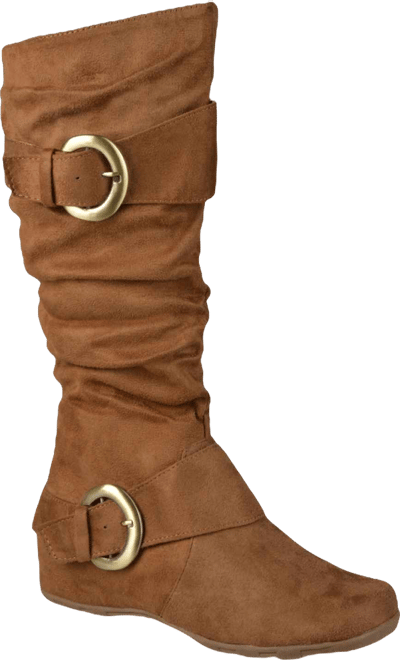 Women's Jester Rouched Buckle Mid Shaft Boots