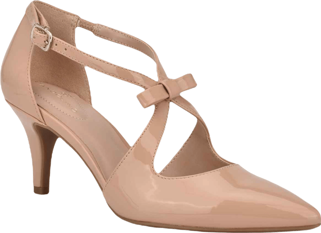 Women's Zeffer Strappy Bow Stiletto Heel Pumps