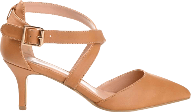 Women's Riva Crisscross Strap Pointed Toe Pumps