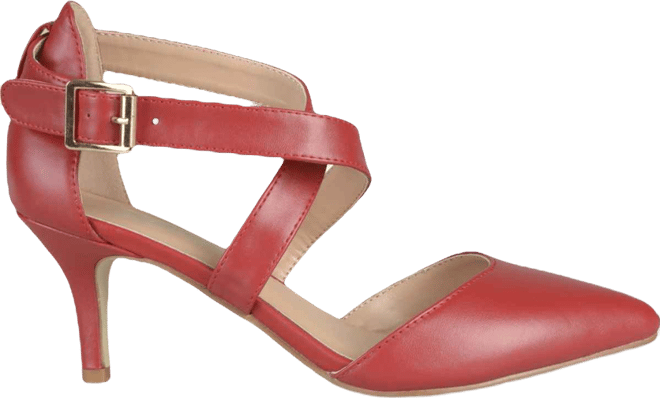 Women's Riva Crisscross Strap Pointed Toe Pumps