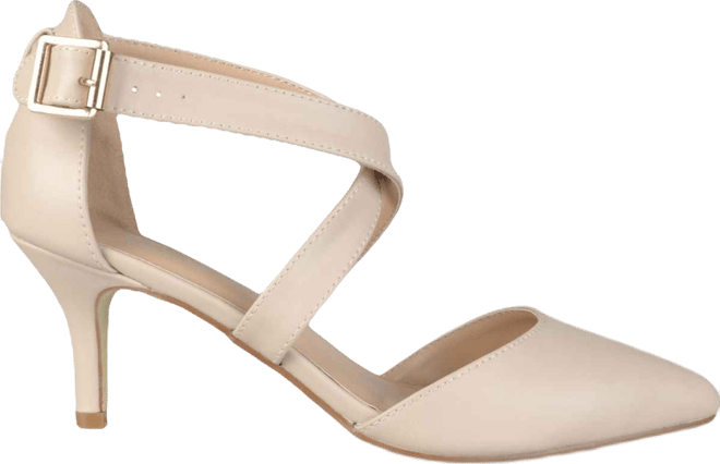 Women's Riva Crisscross Strap Pointed Toe Pumps