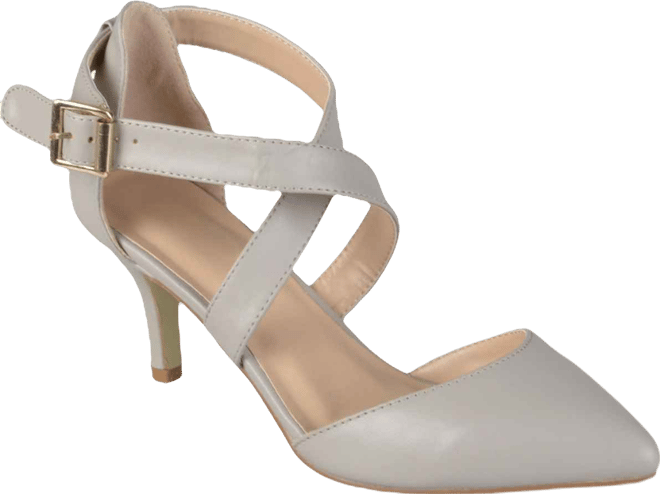 Women's Riva Crisscross Strap Pointed Toe Pumps