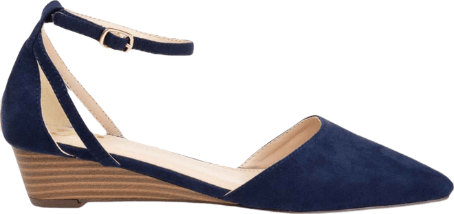 Women's Arkie Pointed Toe Ankle Strap Wedges