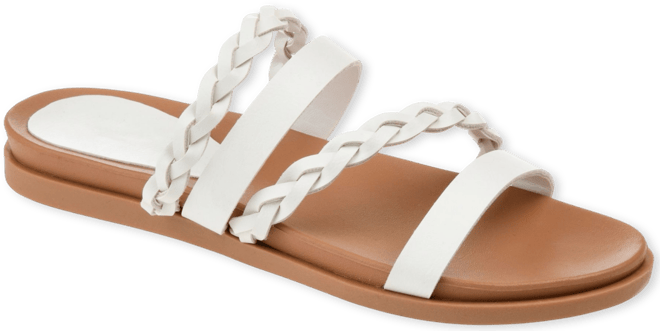 Women's Colette Braided Strappy Open Toe Flat Sandals