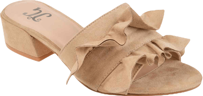 Women's Sabica Ruffle Slip On Dress Sandals