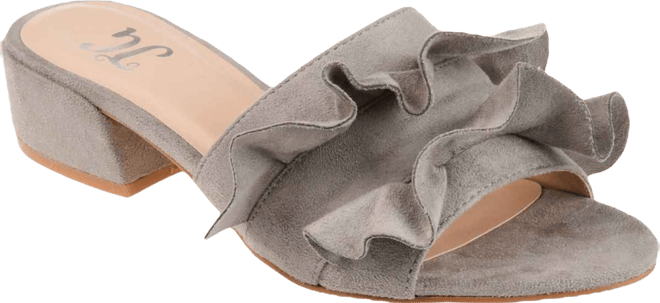 Women's Sabica Ruffle Slip On Dress Sandals