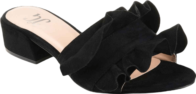 Women's Sabica Ruffle Slip On Dress Sandals