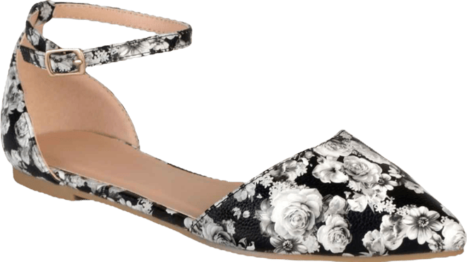 Women's Reba Ankle Strap Pointed Toe Flats