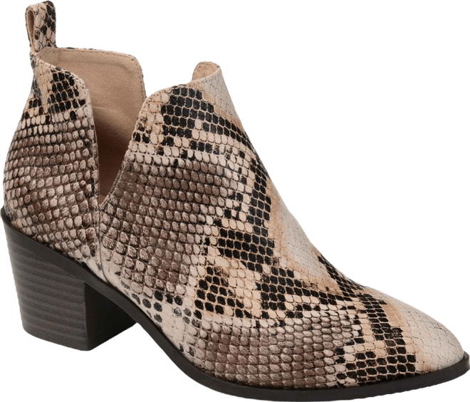 Women's Lola Cut Out Stacked Heel Dress Booties