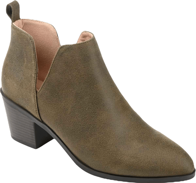 Women's Lola Cut Out Stacked Heel Dress Booties