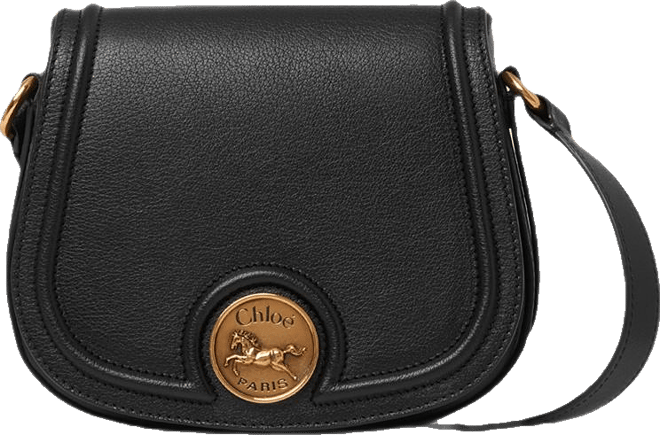 ショルダーバッグ・ポシェット CHLOE SADDLE HORSE MEDAL SMALL LEATHER GRENADE BAG CHLOE' - SADDLE HORSE MEDAL SMALL LEATHER GRENADE BAG