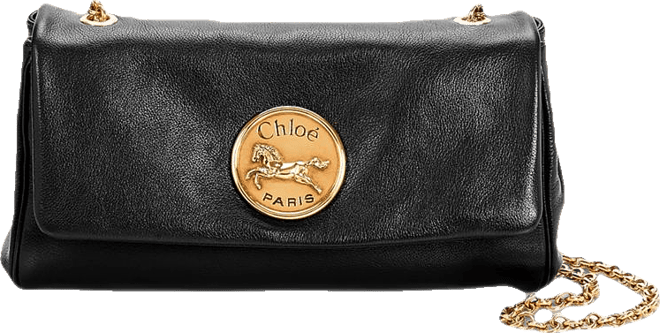 【関税&送料込】Chloe' Heritage Leather Crossbody Bag Chloe Heritage Medium Crossbody Bag in Grained Leather