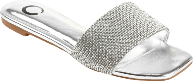 Women's Grayce Rhinestone Flat Sandals