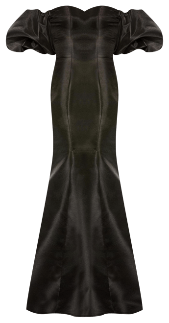 Women's Sweetheart Off The Shoulder Puff Sleeve Gown