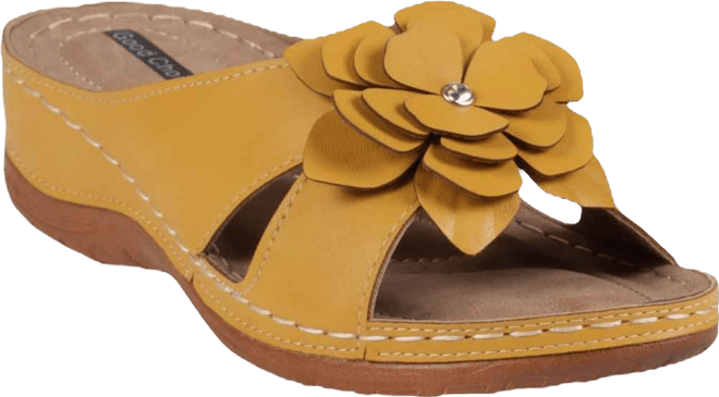 Women's Joy Flower Rosette Comfort Sandals