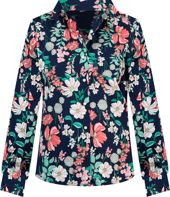 売れ筋商品|||トミー ヒルフィガー カットソー トップス レディース Women's Floral Gingham Cotton Shirt Bright White Tommy Hilfiger Women's Floral Gingham Cotton Shirt - Macy's