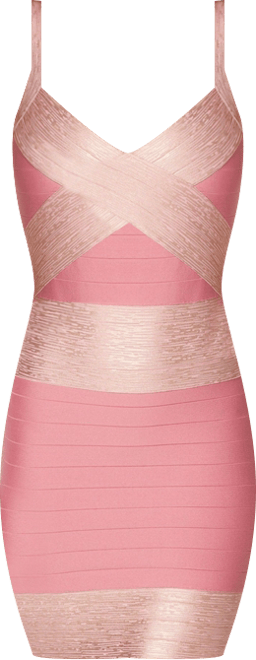 Women's Color Block Bandage Dress
