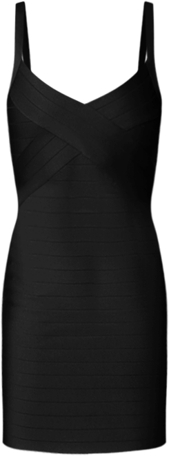 Women's V-Neck Strap Bandage Dress