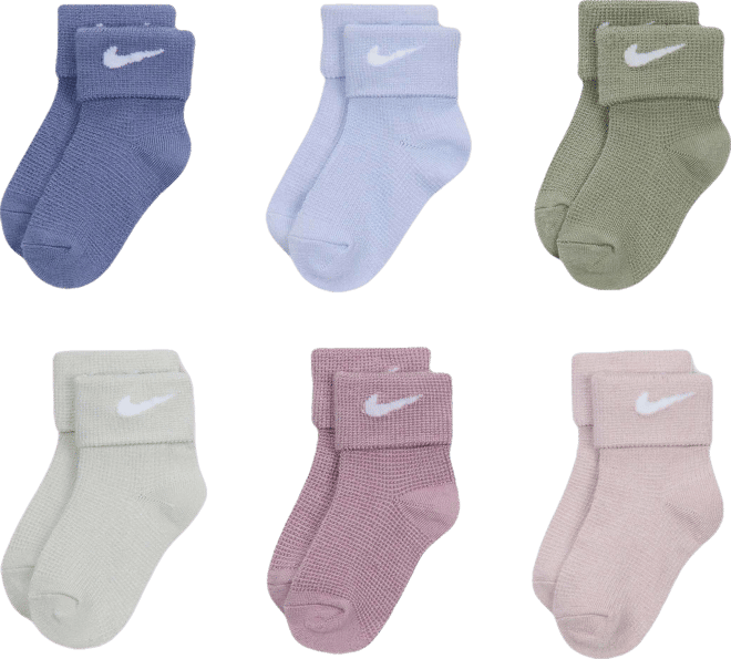 Nike Baby Waffle Knit Socks (6 Pairs)
