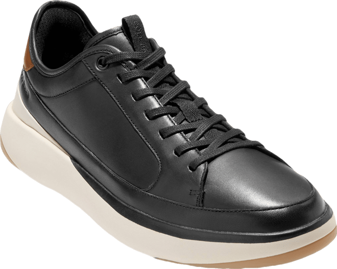 Men's GrandPrø All Day Leather Lace-Up Court Sneakers