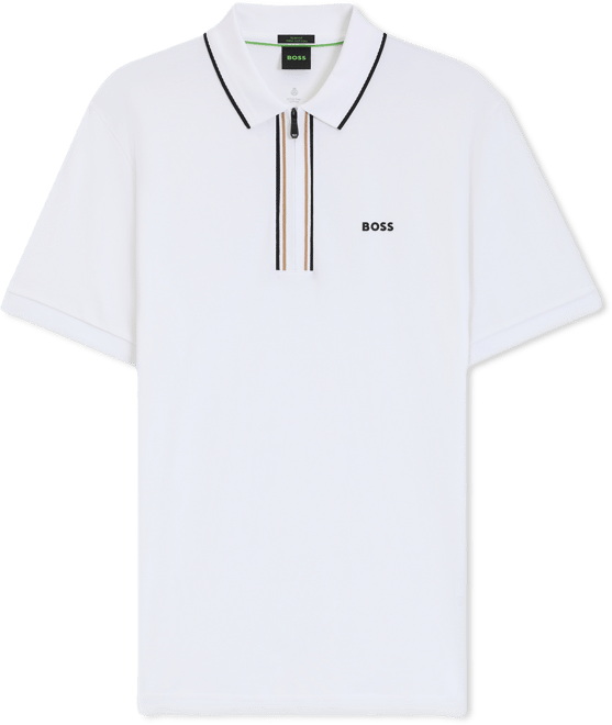 Boss by  Men's Quick-Dry Stretch Cotton Slim-Fit Polo Shirt