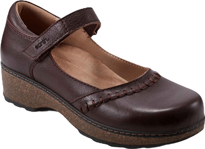 Women's Kalece Leather Stitched Mary Jane Flats