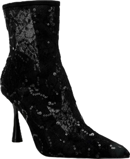 Samia Sequin Lace Boots
