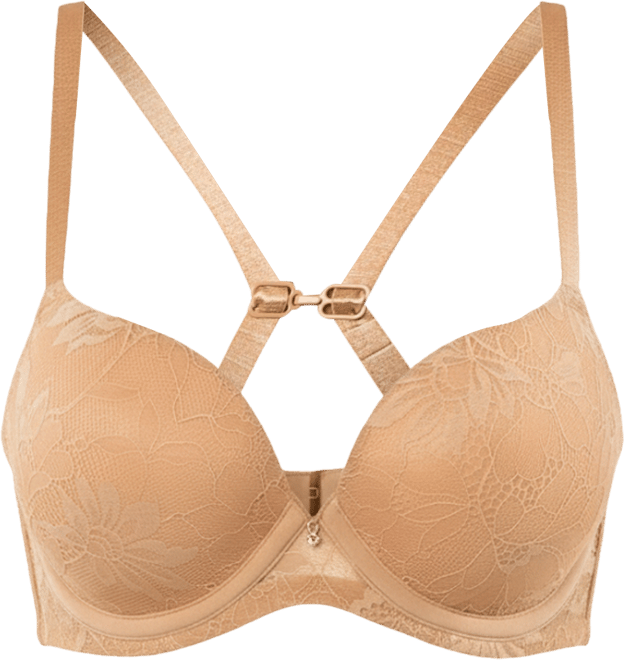 Women's Luxlacy Lace T-Shirt Bra, True Nude, 40H