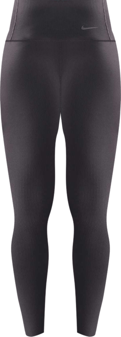 Nike Zenvy Rib 7/8-Leggings mit hohem Bund (Damen)