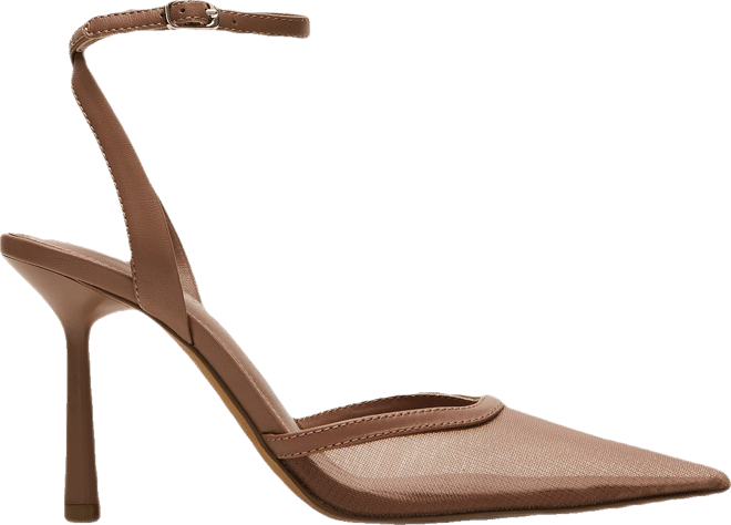 ★STEVE MADDEN★Tobago メッシュ ストラップ フラットシューズ Steve Madden Alliance-M Mesh Ankle Strap Pointed Toe Pumps