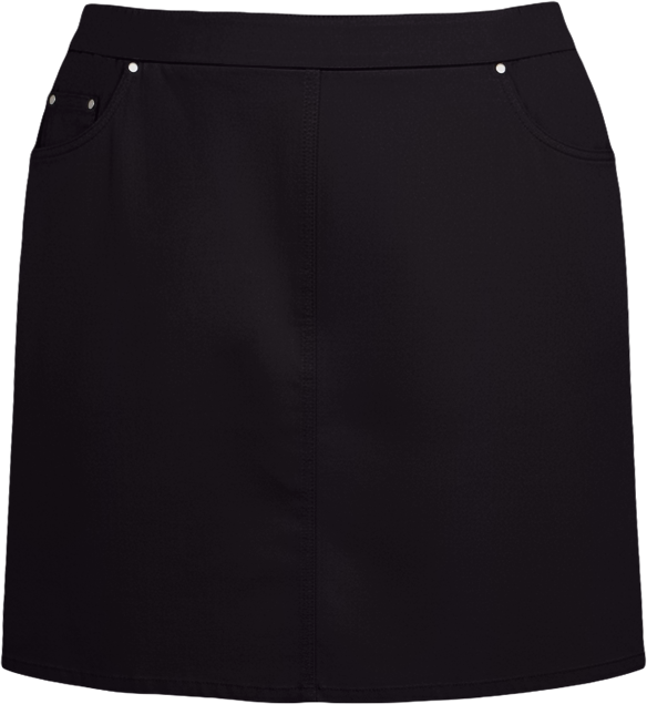 Plus Size Essentials Tech Stretch Pull On Skort with Elastic Wasitband