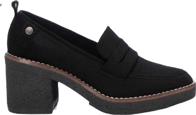 Women's Heeled Suede Moccasins By 