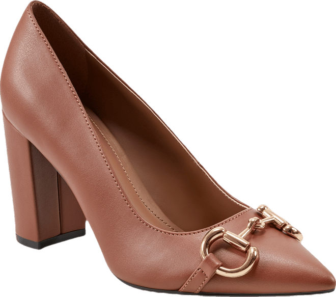 Women's Gruff Bit High Block Heel Pumps