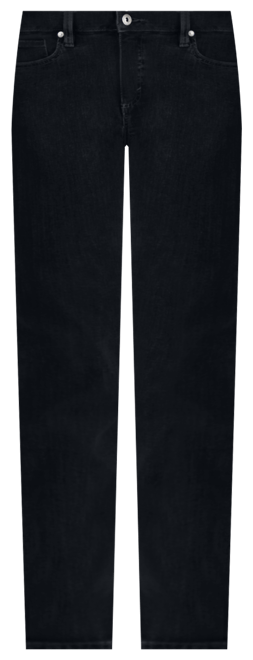 Petite Mid-Rise Straight-Leg Denim Jeans, Exclusively at Macy's