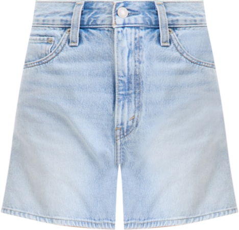 Women's Cotton Cinch-Waist Denim Shorts