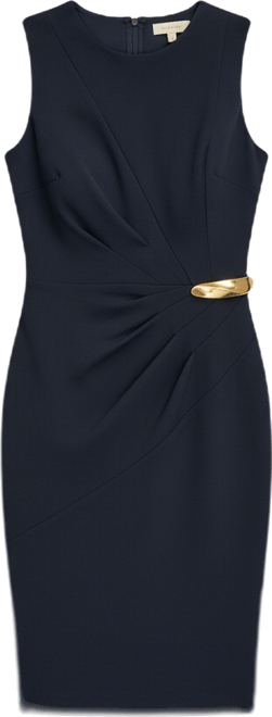 linen dresses sydney Sydney Twist Neck Jersey Dress-Pink Paisley main image 0