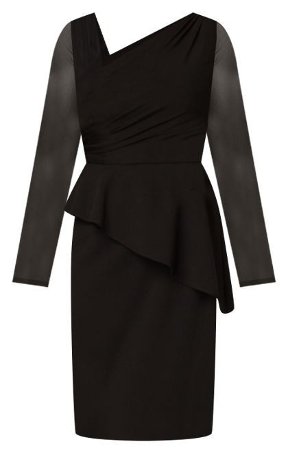 Women's Asymmetric Sheath Dress